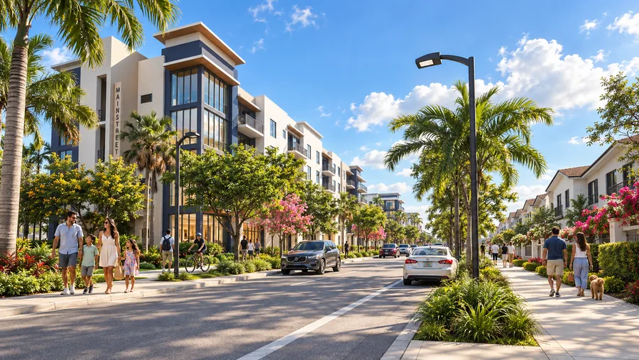 Mainstreet neighborhood boulevard