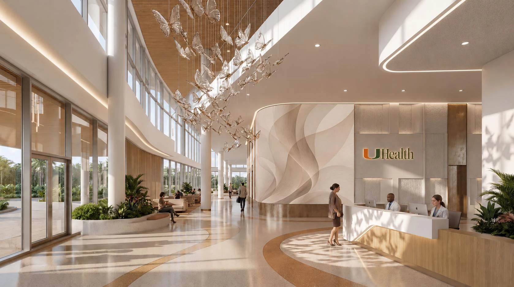 Conceptual patient arrival and reception